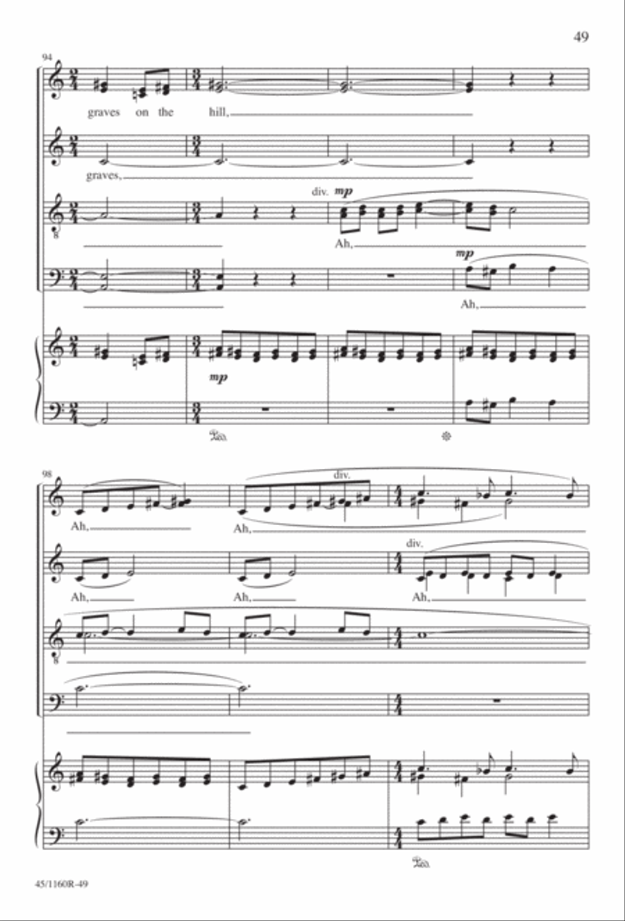 The Midnight Ride of Paul Revere Divisi scores gallery preview page 50