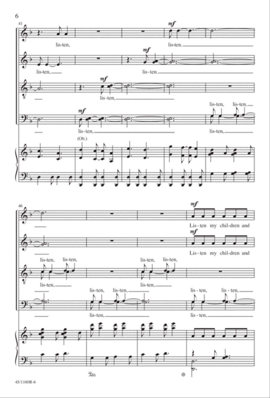 The Midnight Ride of Paul Revere Divisi scores gallery preview page 7