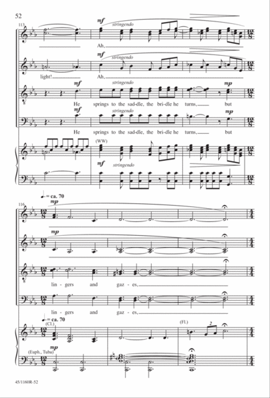 The Midnight Ride of Paul Revere Divisi scores gallery preview page 53