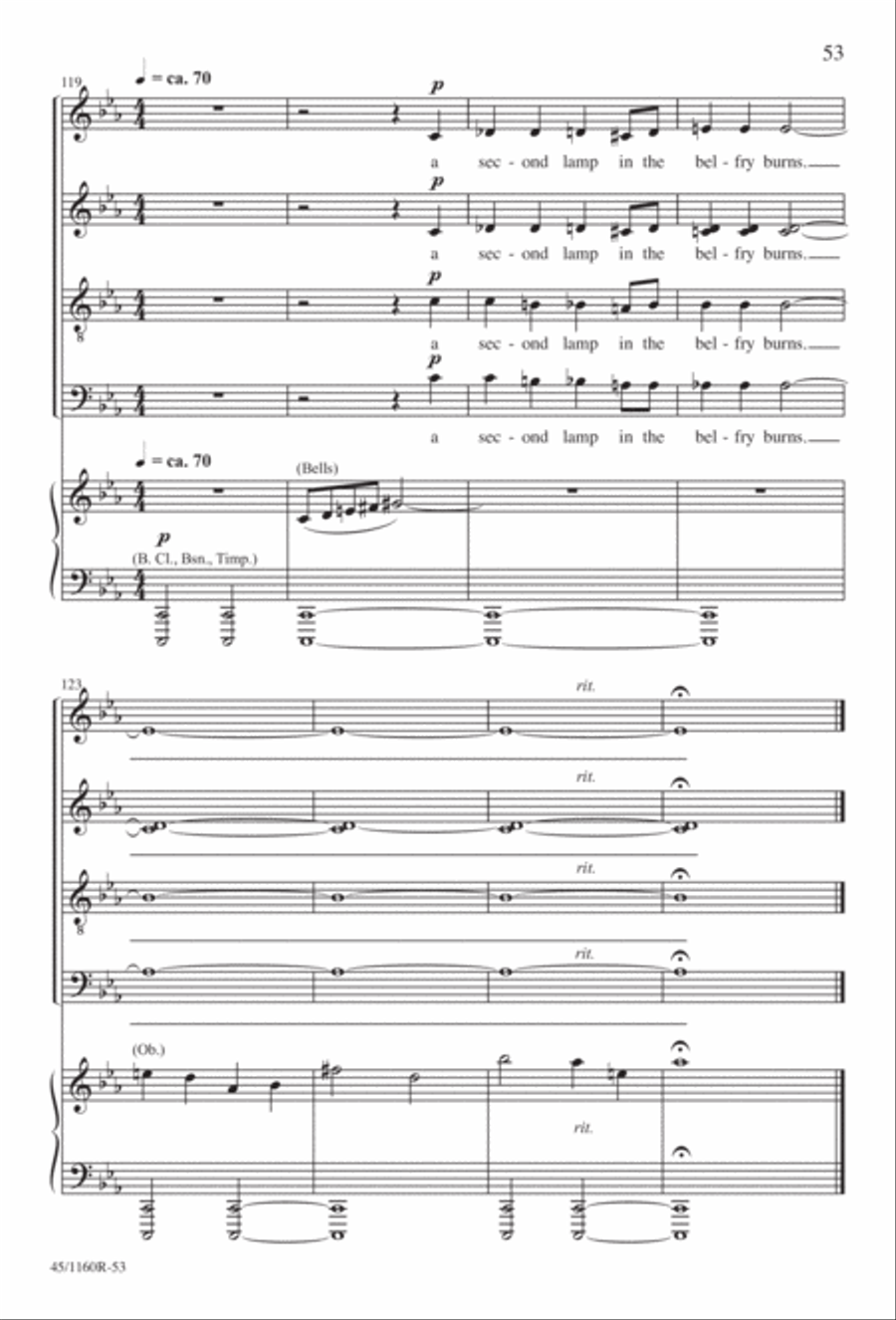 The Midnight Ride of Paul Revere Divisi scores gallery preview page 54