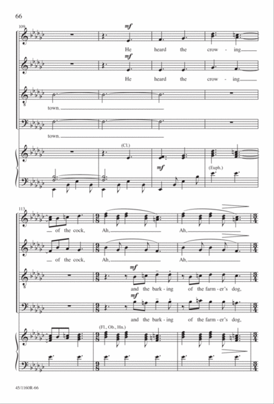 The Midnight Ride of Paul Revere Divisi scores gallery preview page 67