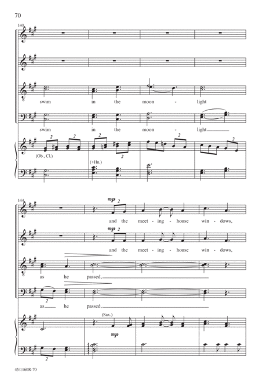 The Midnight Ride of Paul Revere Divisi scores gallery preview page 71