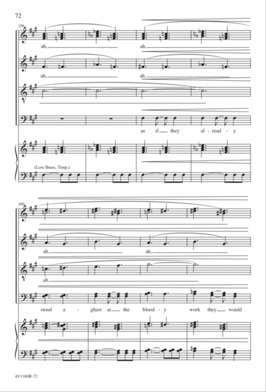 The Midnight Ride of Paul Revere Divisi scores gallery preview page 73