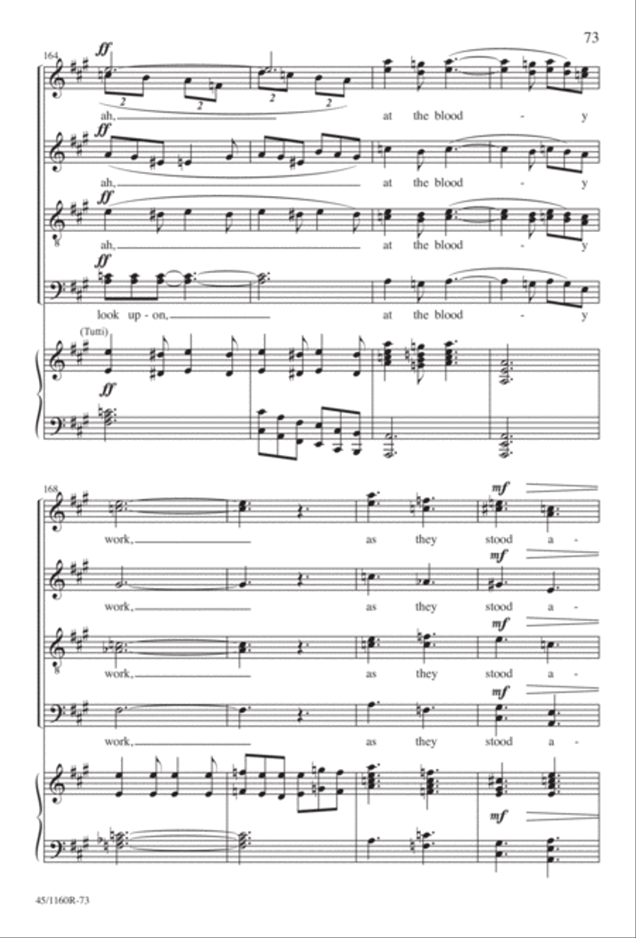 The Midnight Ride of Paul Revere Divisi scores gallery preview page 74