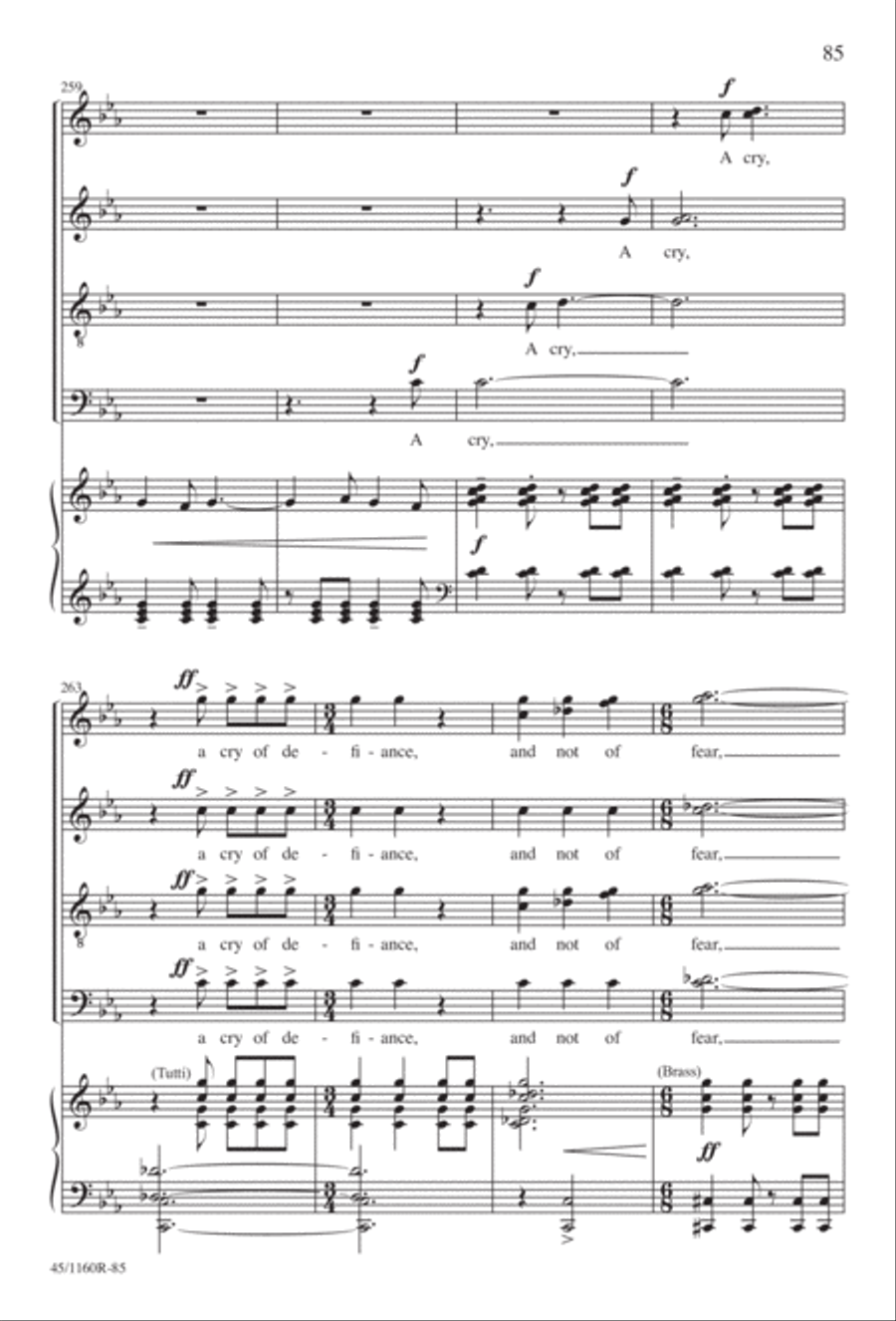 The Midnight Ride of Paul Revere Divisi scores gallery preview page 86