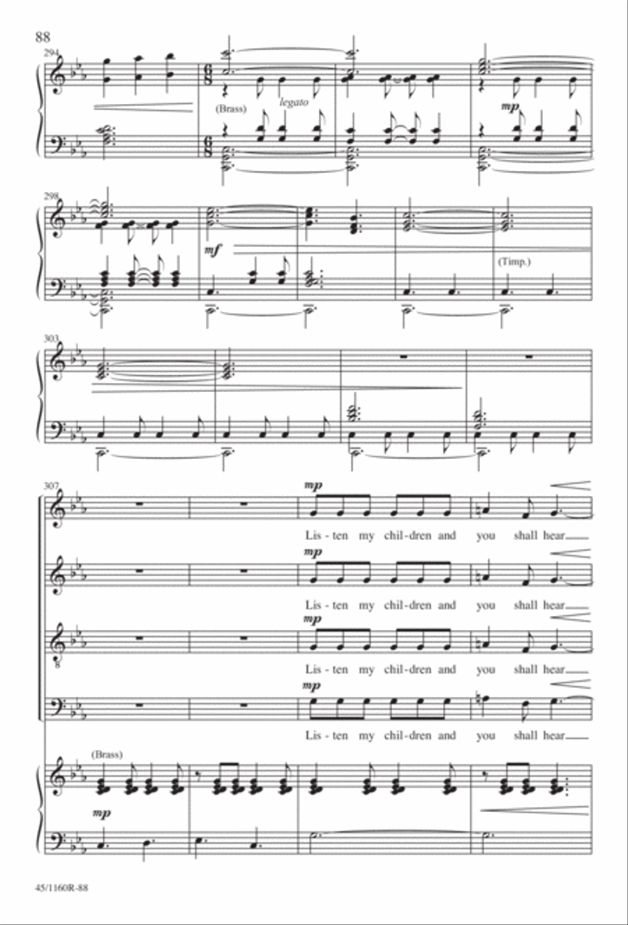 The Midnight Ride of Paul Revere Divisi scores gallery preview page 89