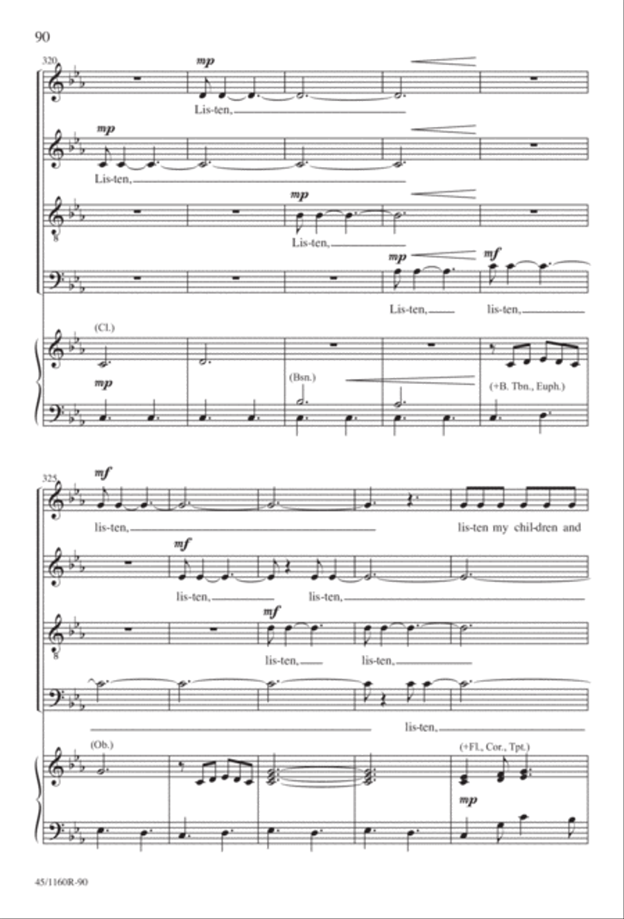 The Midnight Ride of Paul Revere Divisi scores gallery preview page 91