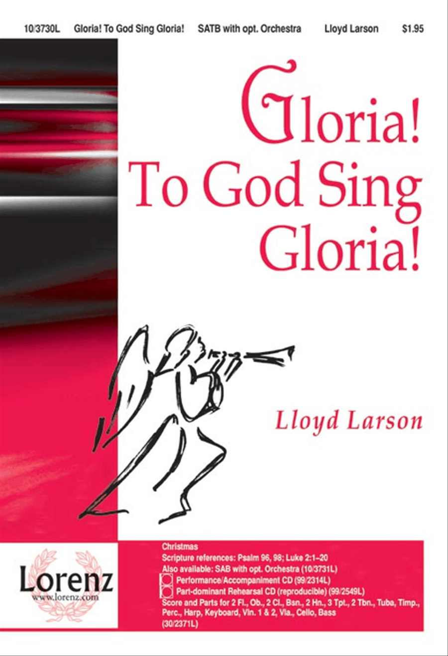 Gloria! To God Sing Gloria! 4-Part scores gallery preview page 1