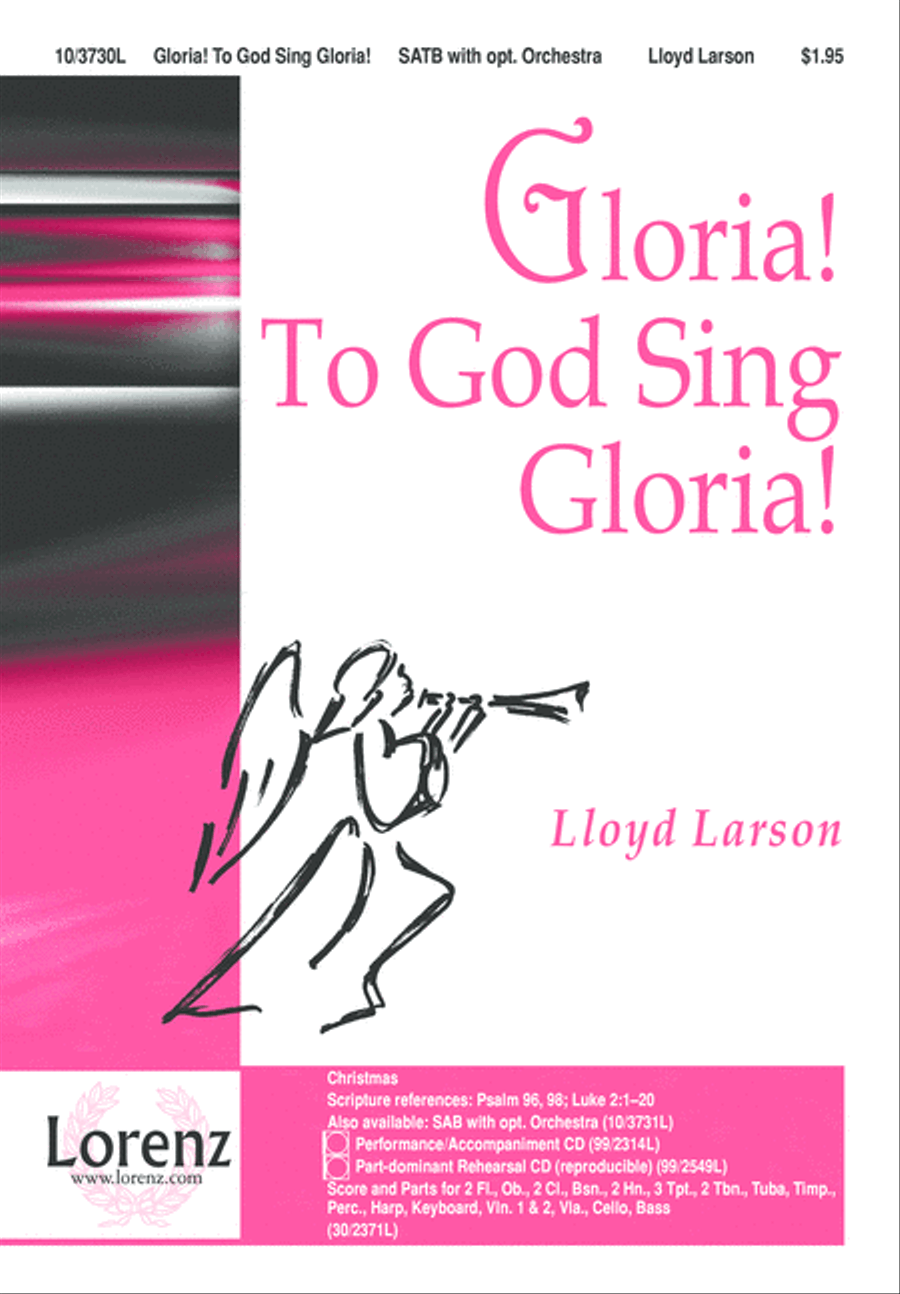 Gloria! To God Sing Gloria! 4-Part scores gallery preview page 2