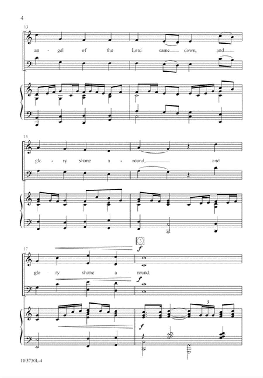 Gloria! To God Sing Gloria! 4-Part scores gallery preview page 5