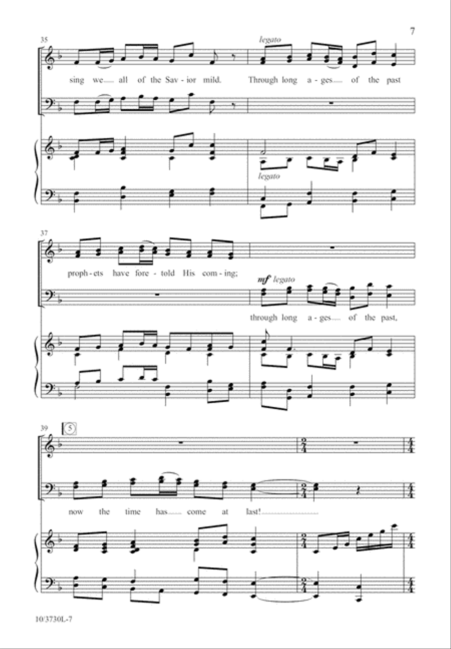 Gloria! To God Sing Gloria! 4-Part scores gallery preview page 8