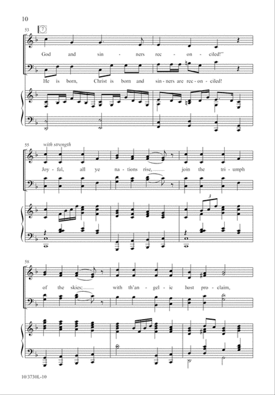 Gloria! To God Sing Gloria! 4-Part scores gallery preview page 11