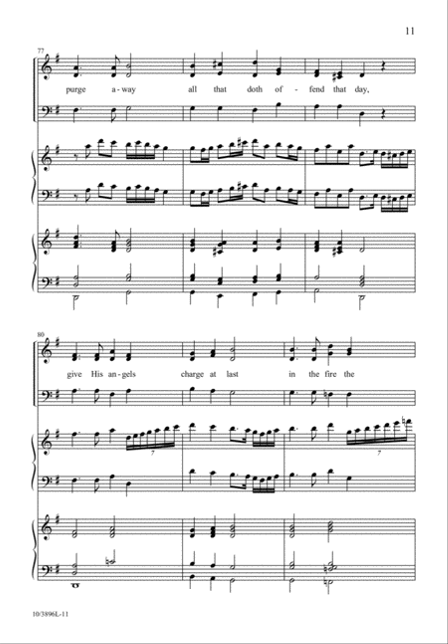 Raise the Song of Harvest Home 3-Part scores gallery preview page 12