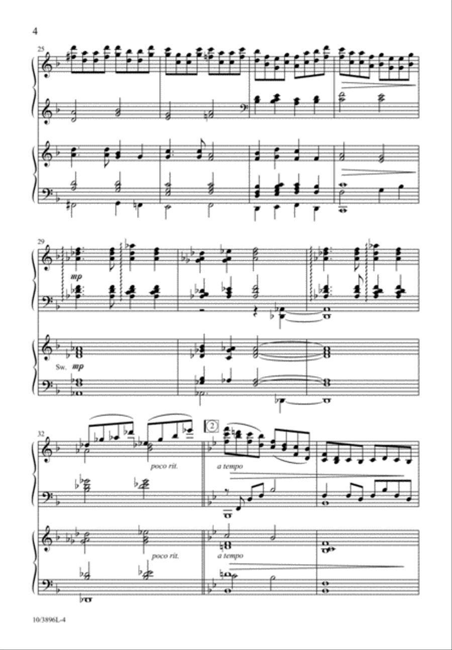 Raise the Song of Harvest Home 3-Part scores gallery preview page 5