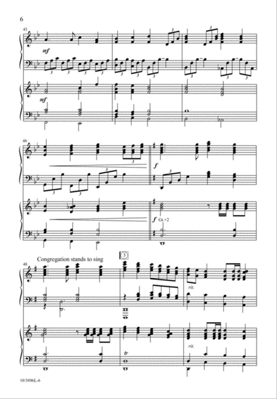 Raise the Song of Harvest Home 3-Part scores gallery preview page 7