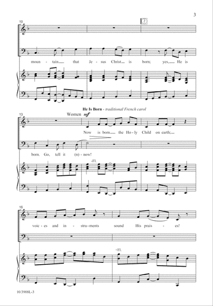 Go Tell It, He Is Born Go Tell It, He Is Born 2-Part scores gallery preview page 4