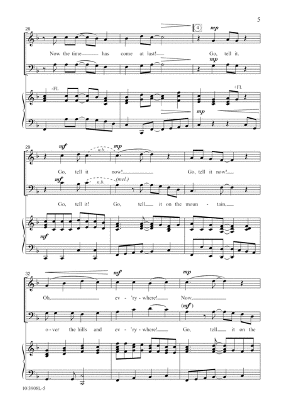 Go Tell It, He Is Born Go Tell It, He Is Born 2-Part scores gallery preview page 6