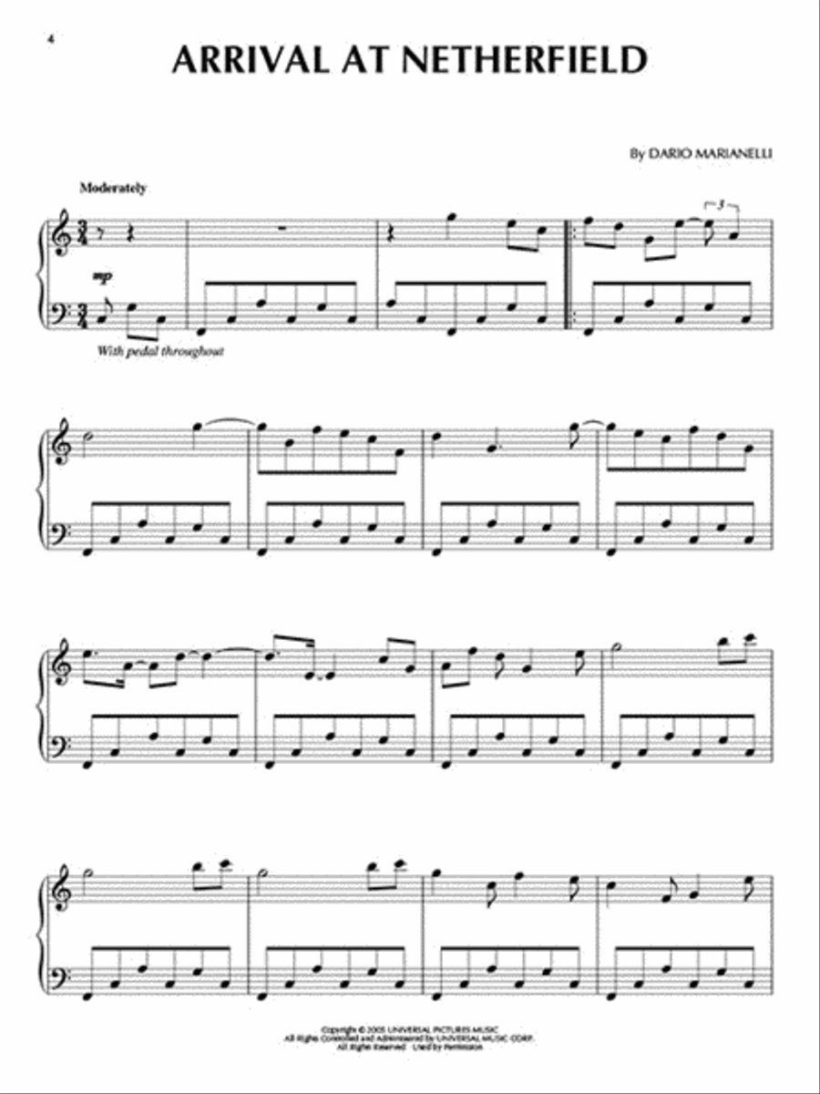 Pride & Prejudice Pride & Prejudice Piano, Vocal, Guitar scores gallery preview page 3