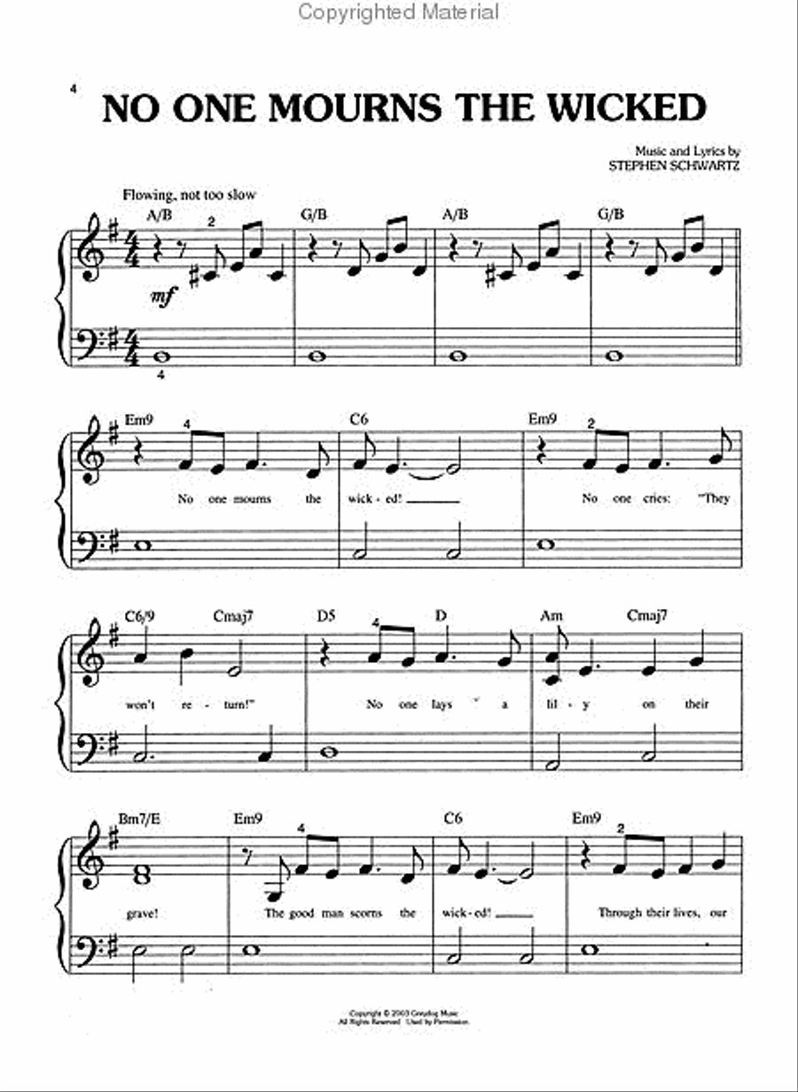 Wicked Voice scores gallery preview page 2