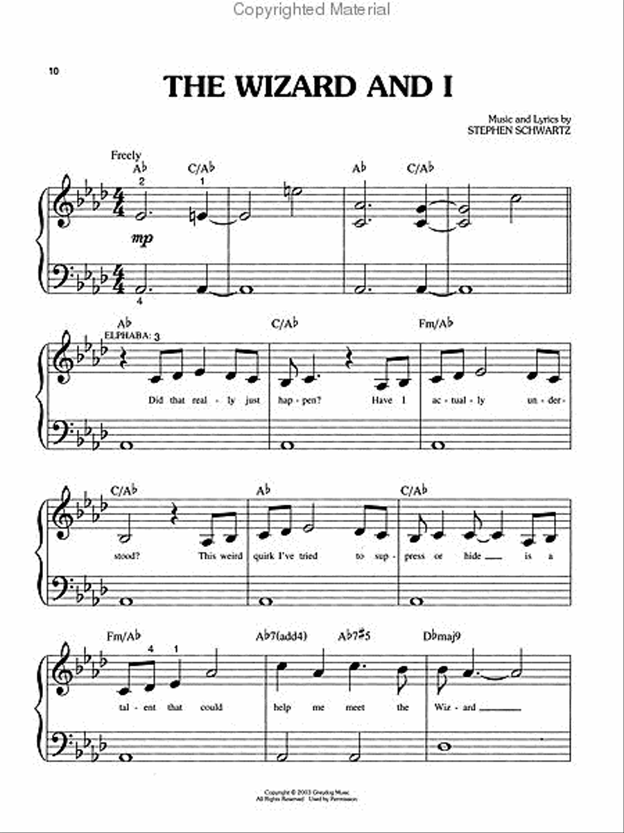Wicked Voice scores gallery preview page 3
