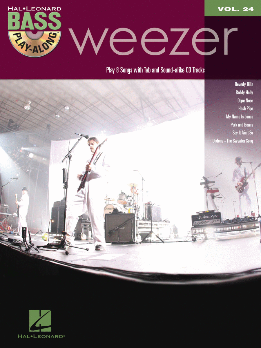 Weezer Bass Guitar Tablature scores gallery preview page 1