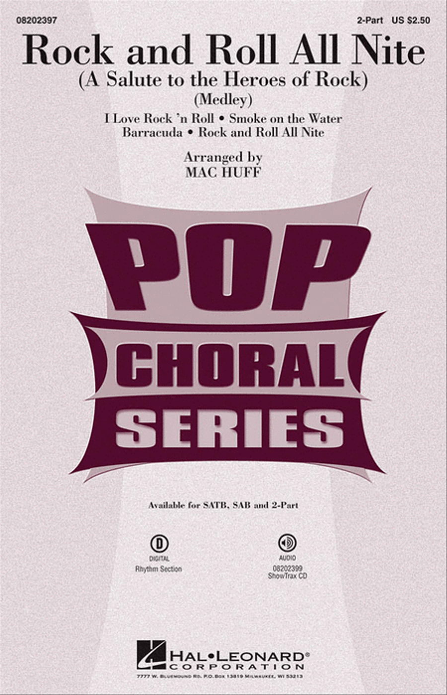 Rock and Roll All Nite Rock and Roll All Nite 2-Part scores gallery preview page 1
