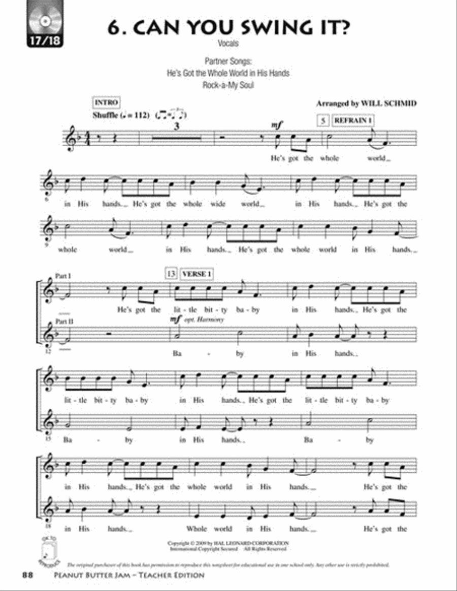 Peanut Butter Jam Peanut Butter Jam Choir scores gallery preview page 7