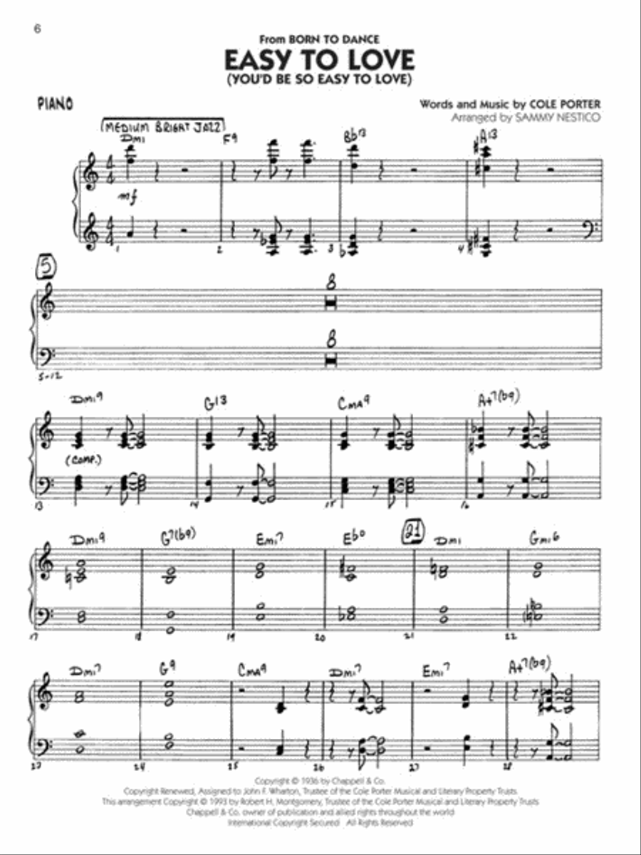 Standards – Piano Big Band scores gallery preview page 4