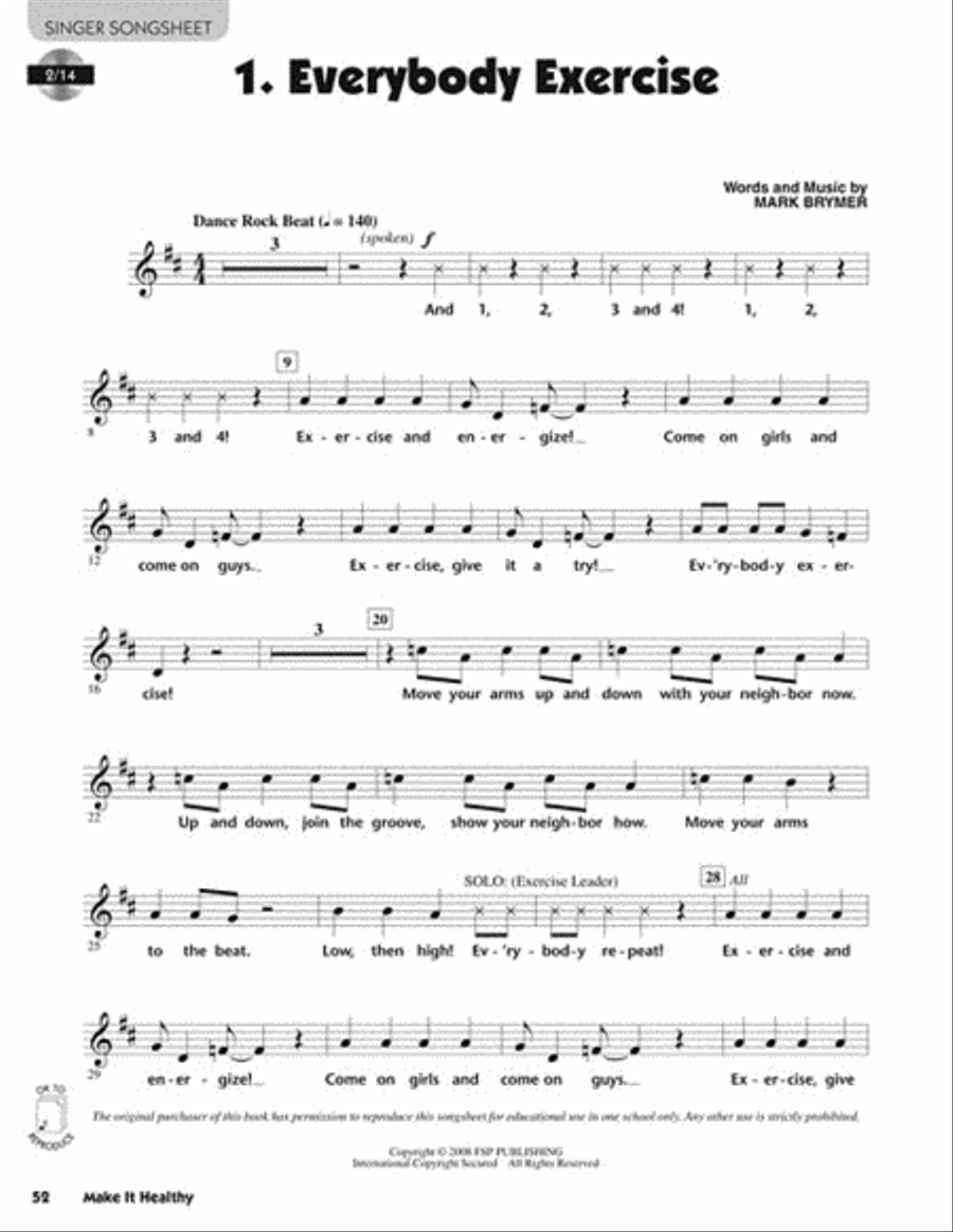 Make It Healthy Choir scores gallery preview page 2