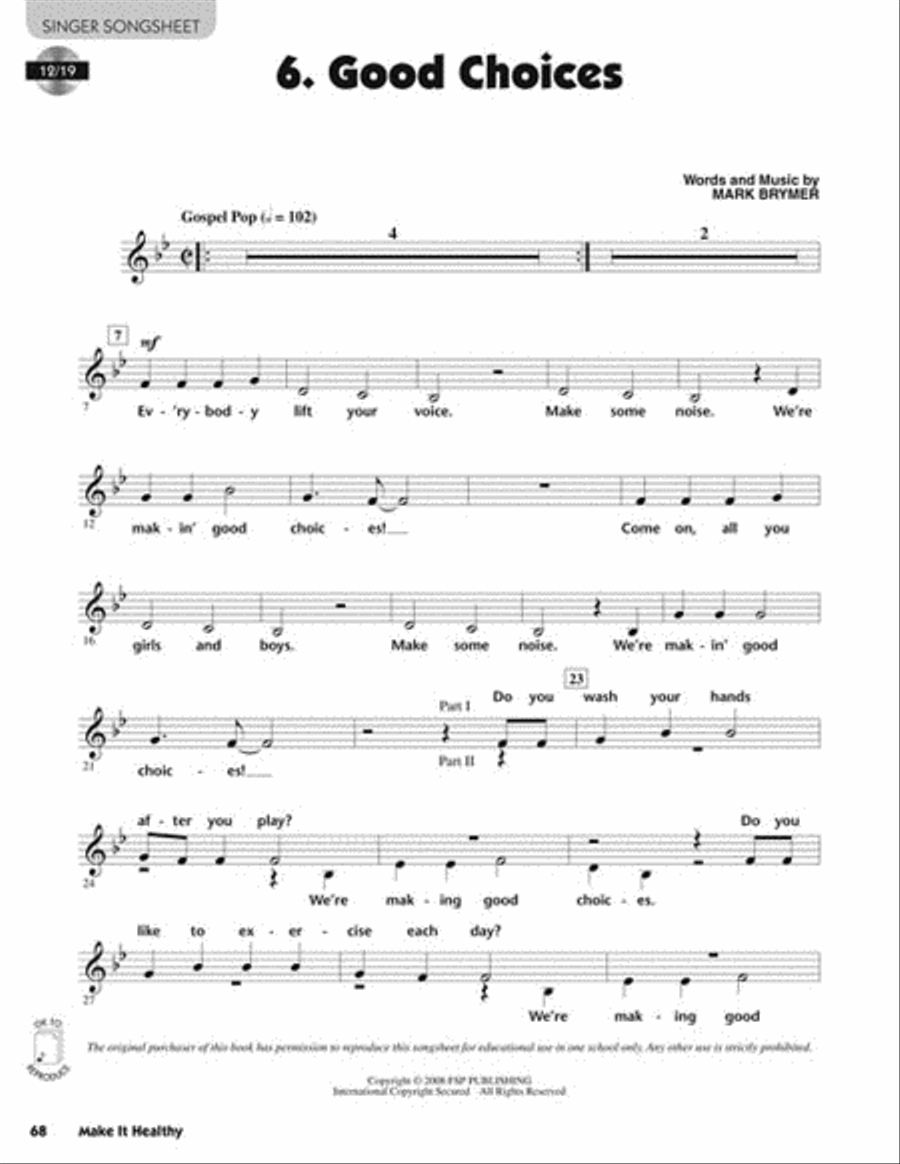 Make It Healthy Choir scores gallery preview page 7