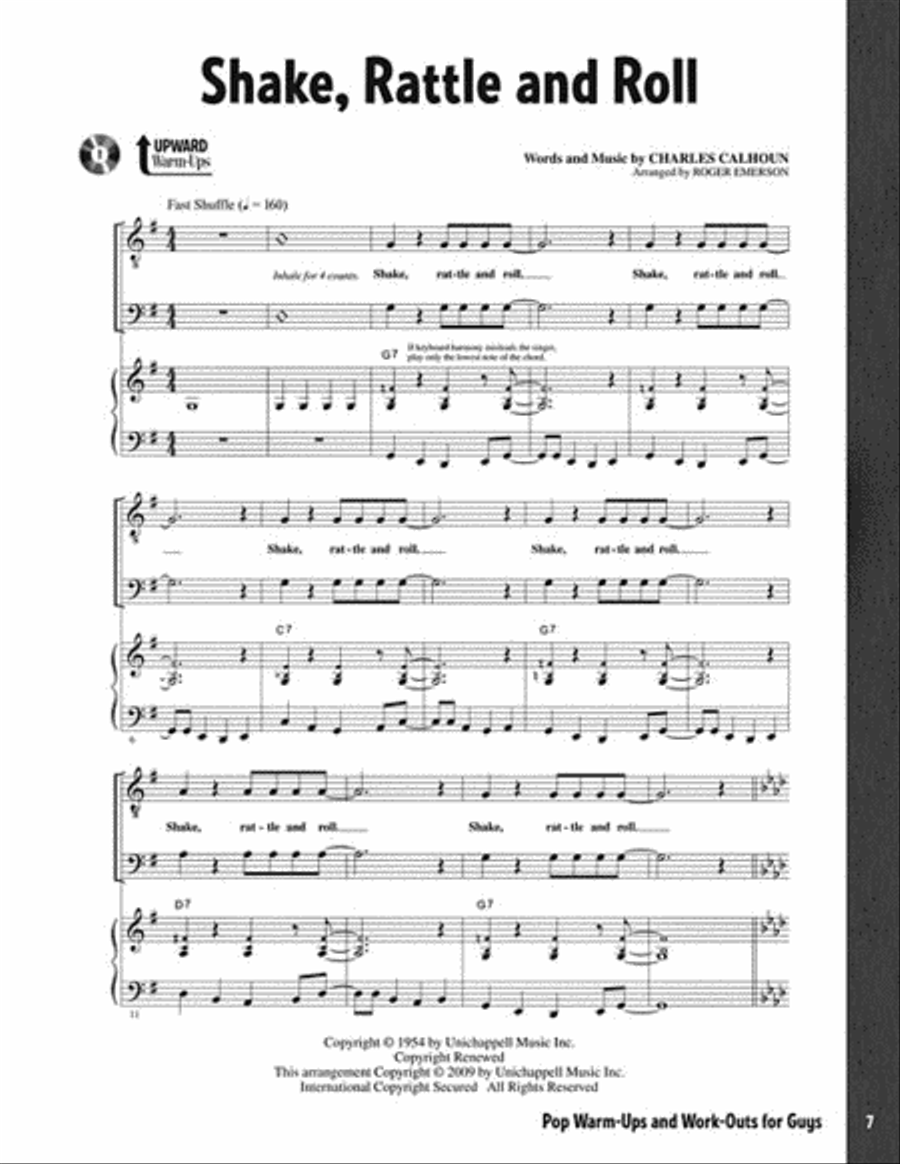 Pop Warm-Ups & Work-Outs for Guys - CD Choir scores gallery preview page 6
