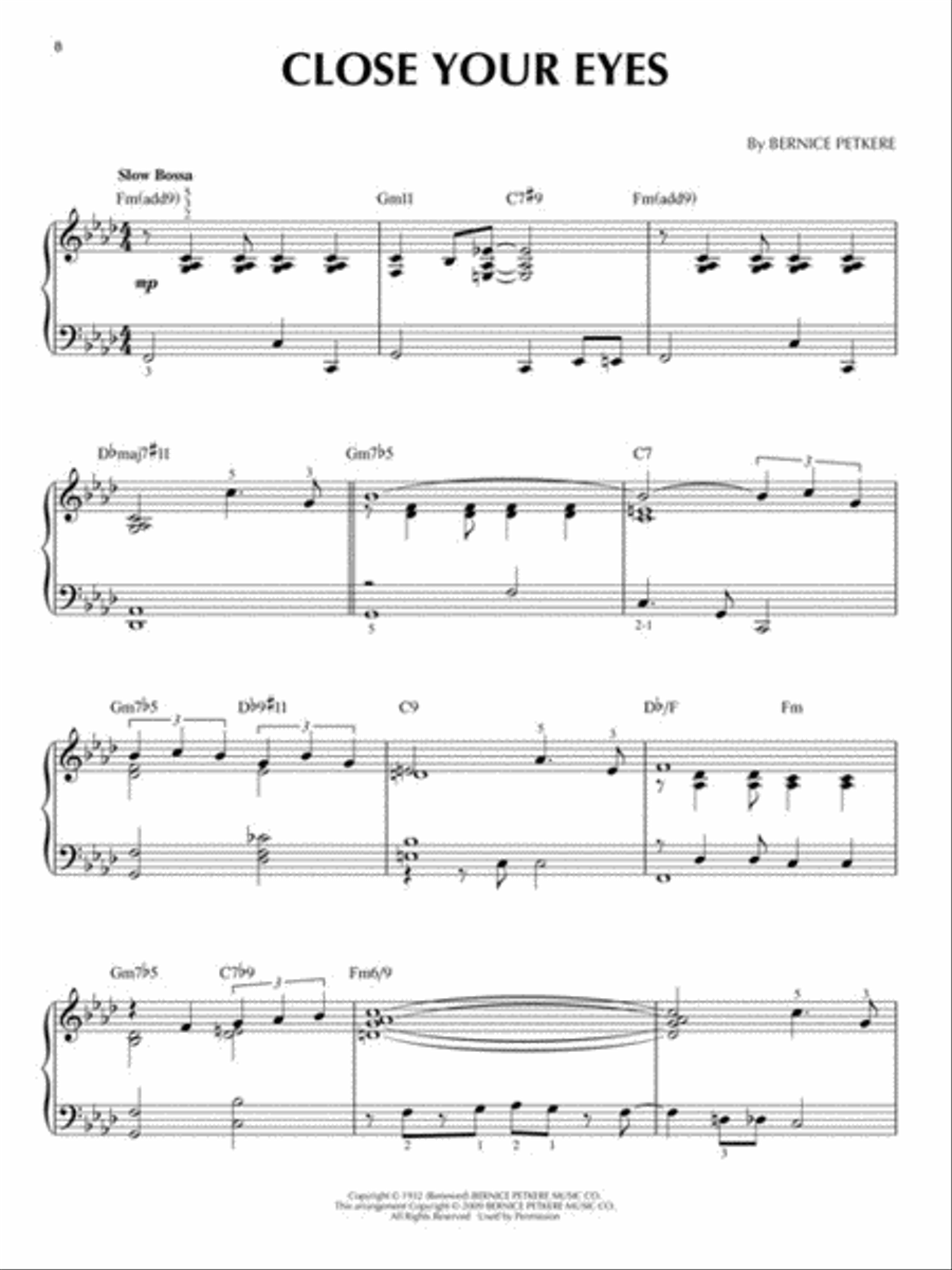 Jazz Ballads Piano Solo scores gallery preview page 5