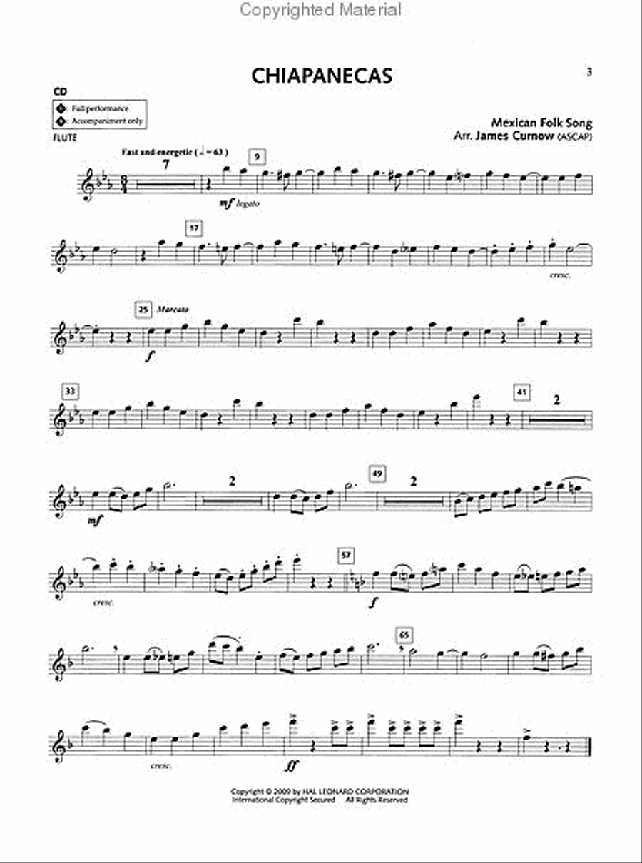 Fiesta: Mexican and South American Favorites Flute Solo scores gallery preview page 2