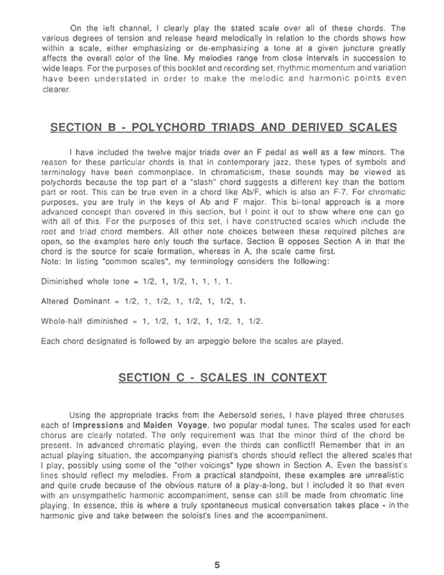 Chromaticism/Non-Diatonic Scales Voice scores gallery preview page 3