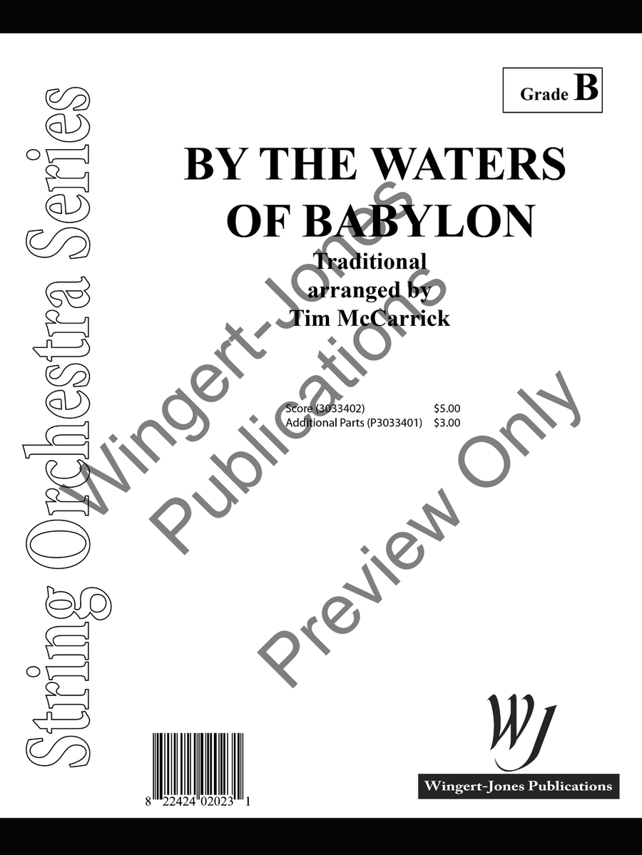 By the Waters of Babylon (Score) String Orchestra - Sheet Music page 2