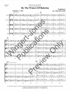 By the Waters of Babylon (Score) String Orchestra scores gallery preview page 5