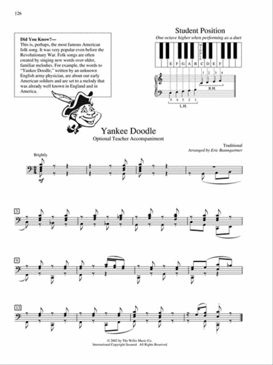 Teaching Little Fingers to Play Songbook – 55 Fantastic Songs for the Earliest Beginner Piano Method scores gallery preview page 6
