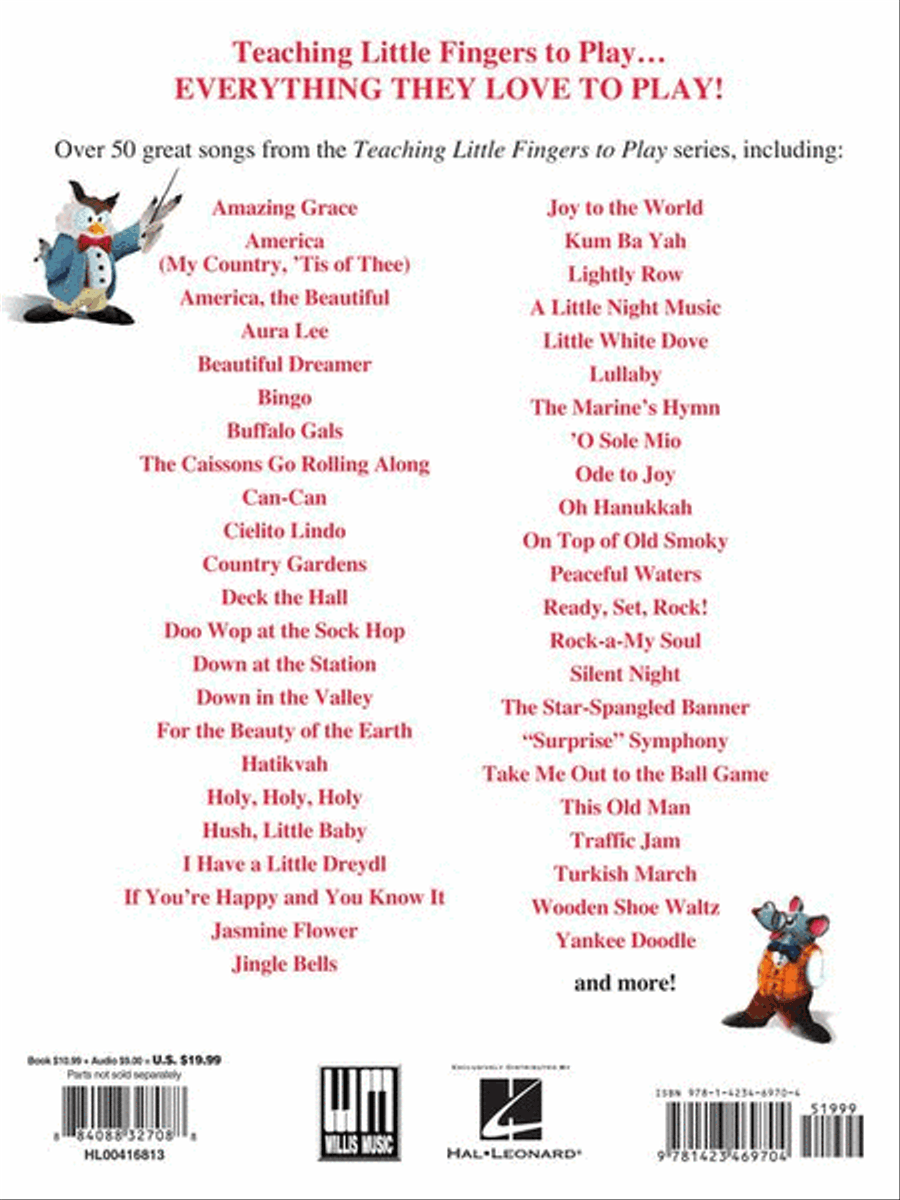 Teaching Little Fingers to Play Songbook – 55 Fantastic Songs for the Earliest Beginner Piano Method scores gallery preview page 8