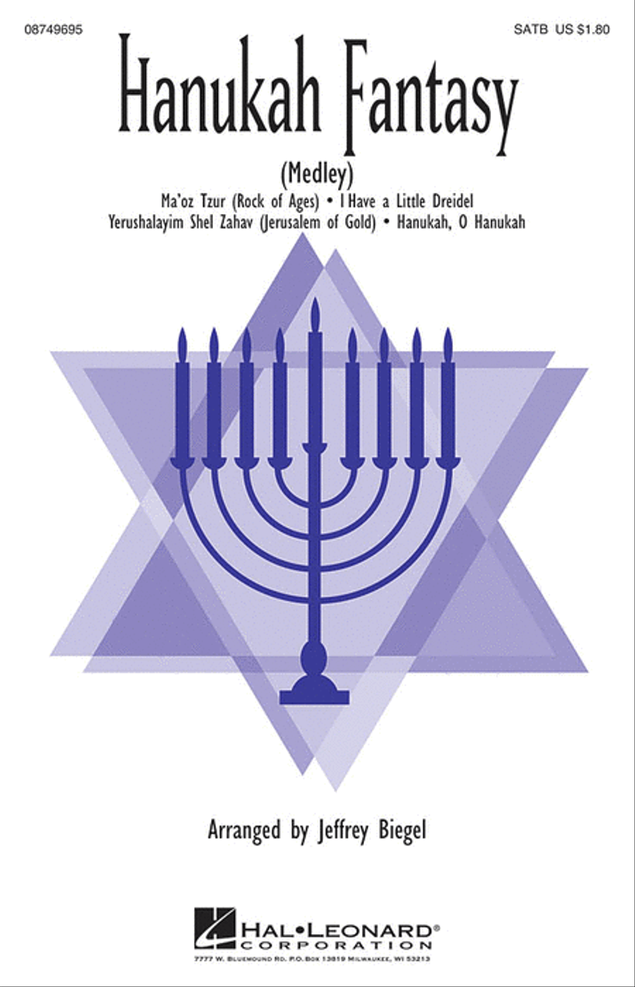 Hanukah Fantasy Hanukah Fantasy 4-Part scores gallery preview page 1