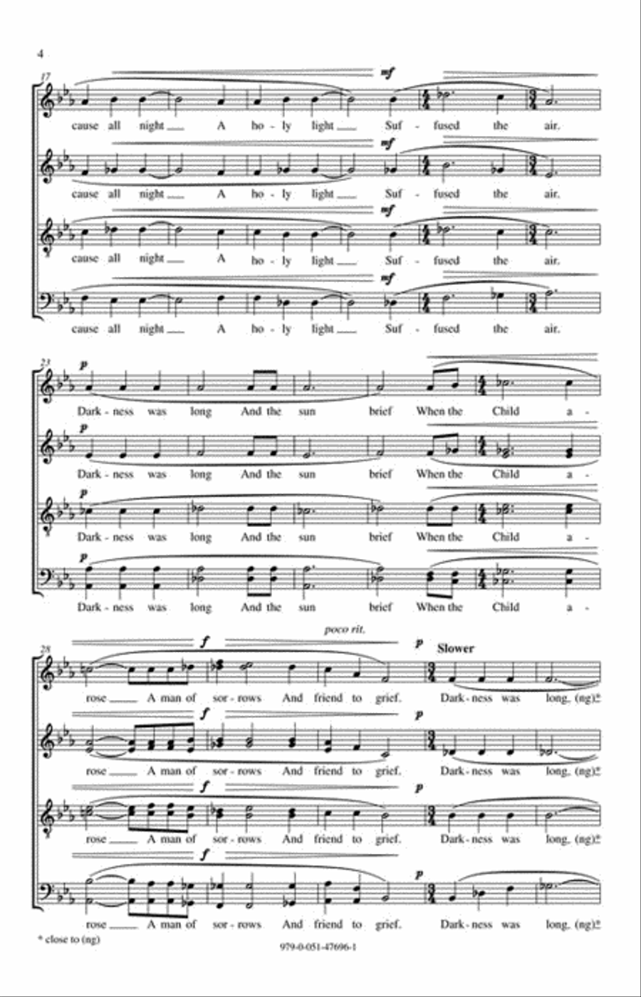 A Carol A Carol 4-Part scores gallery preview page 3
