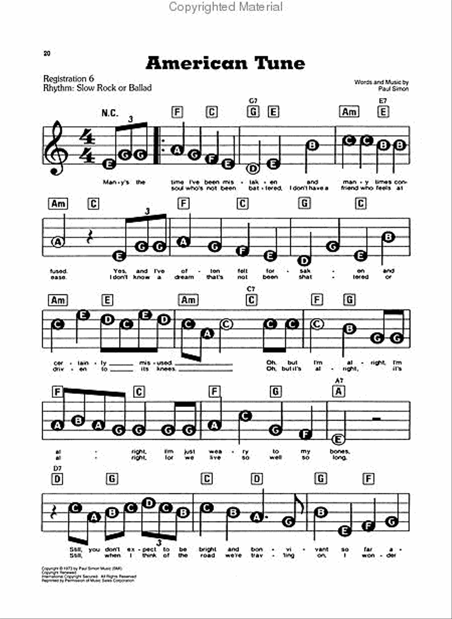 The Big Book of Folk Pop Rock Electronic Keyboard scores gallery preview page 4