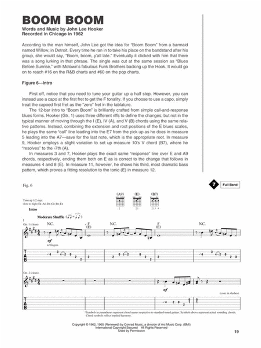 John Lee Hooker John Lee Hooker Electric Guitar scores gallery preview page 5