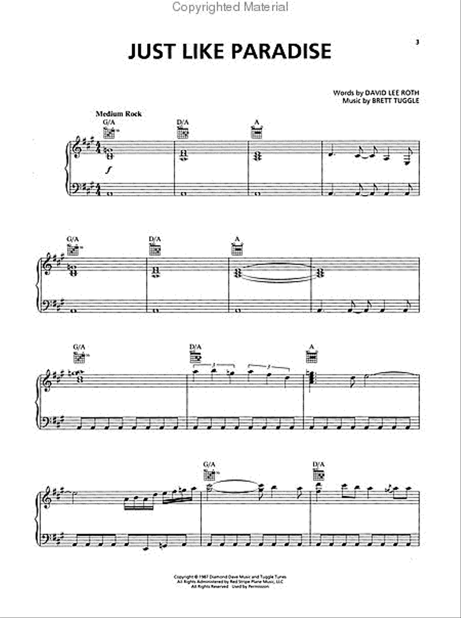 Rock of Ages Piano, Vocal scores gallery preview page 2