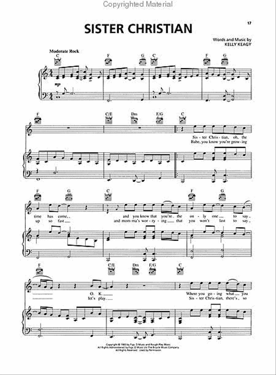 Rock of Ages Piano, Vocal scores gallery preview page 4