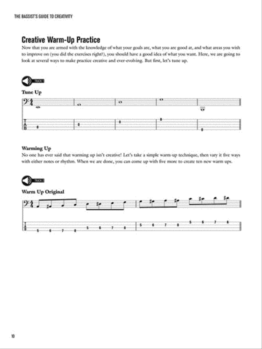 The Bassist's Guide to Creativity Bass Guitar Tablature scores gallery preview page 3