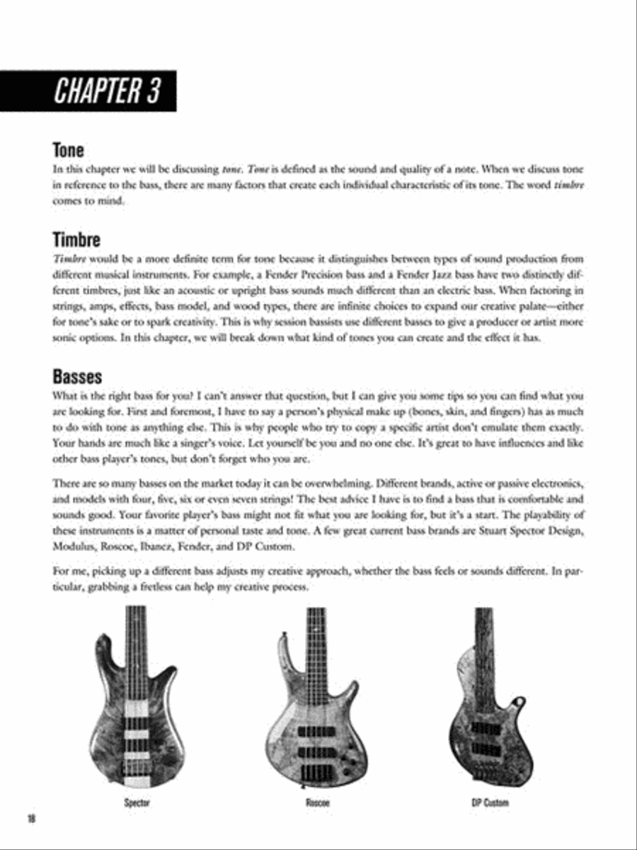The Bassist's Guide to Creativity Bass Guitar Tablature scores gallery preview page 4