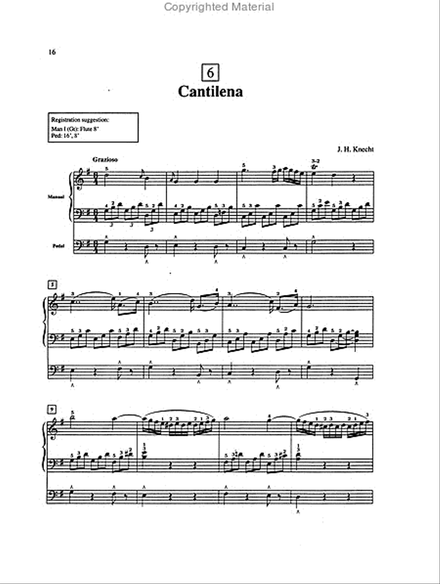 Suzuki Organ School, Volume 5 Organ scores gallery preview page 3