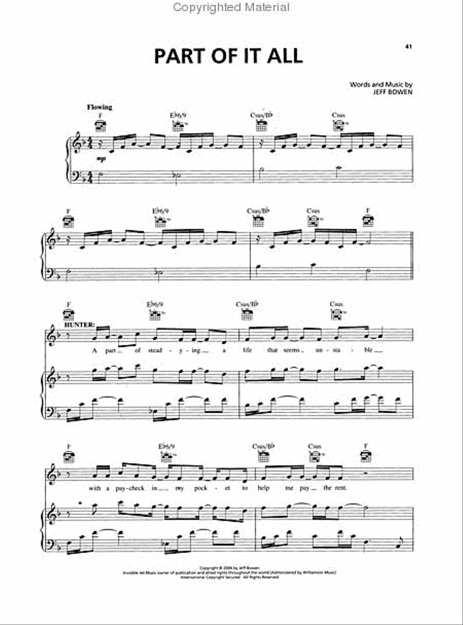 [title of show] Piano, Vocal scores gallery preview page 4