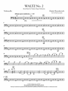 Waltz No. 2 String Orchestra scores gallery preview page 6