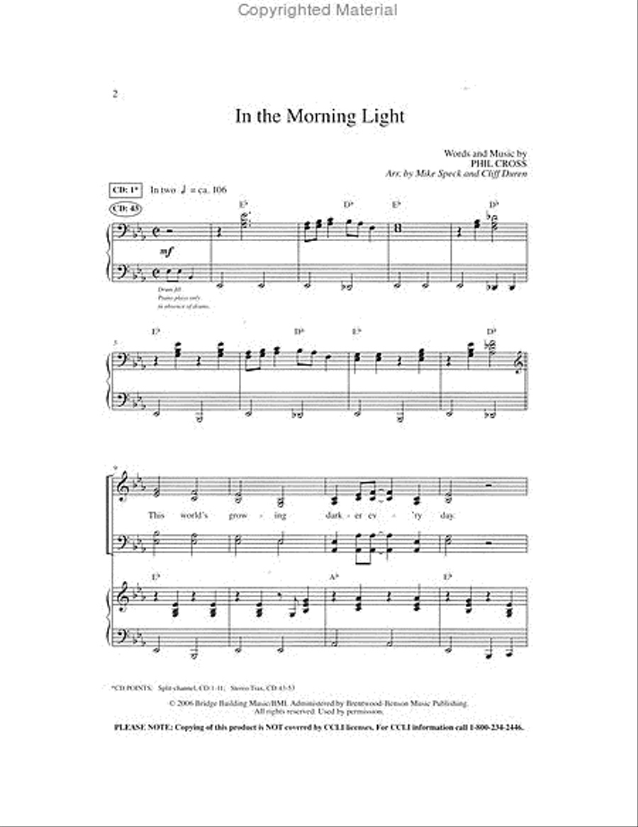 Tell Somebody (Book) 4-Part scores gallery preview page 2